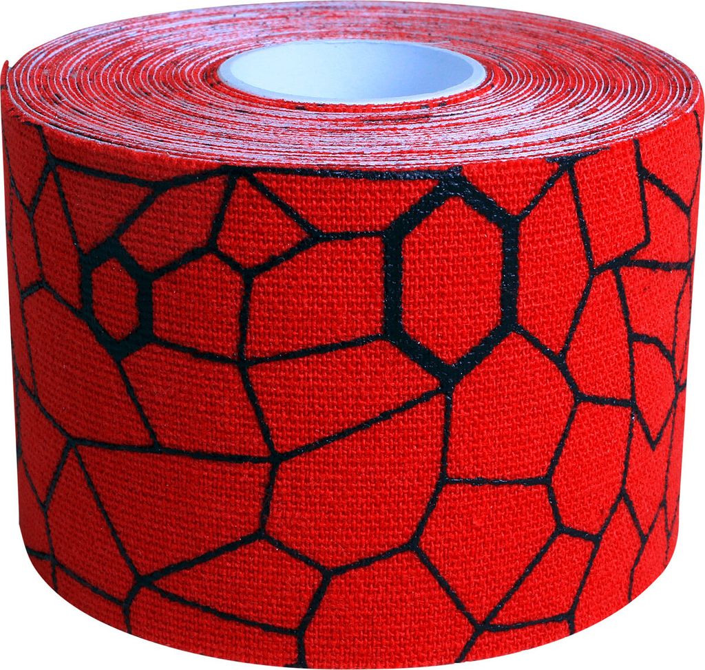 Thera-Band Kinesiology Tape XactStretch, 5 m x 5 cm, rot/schwarz