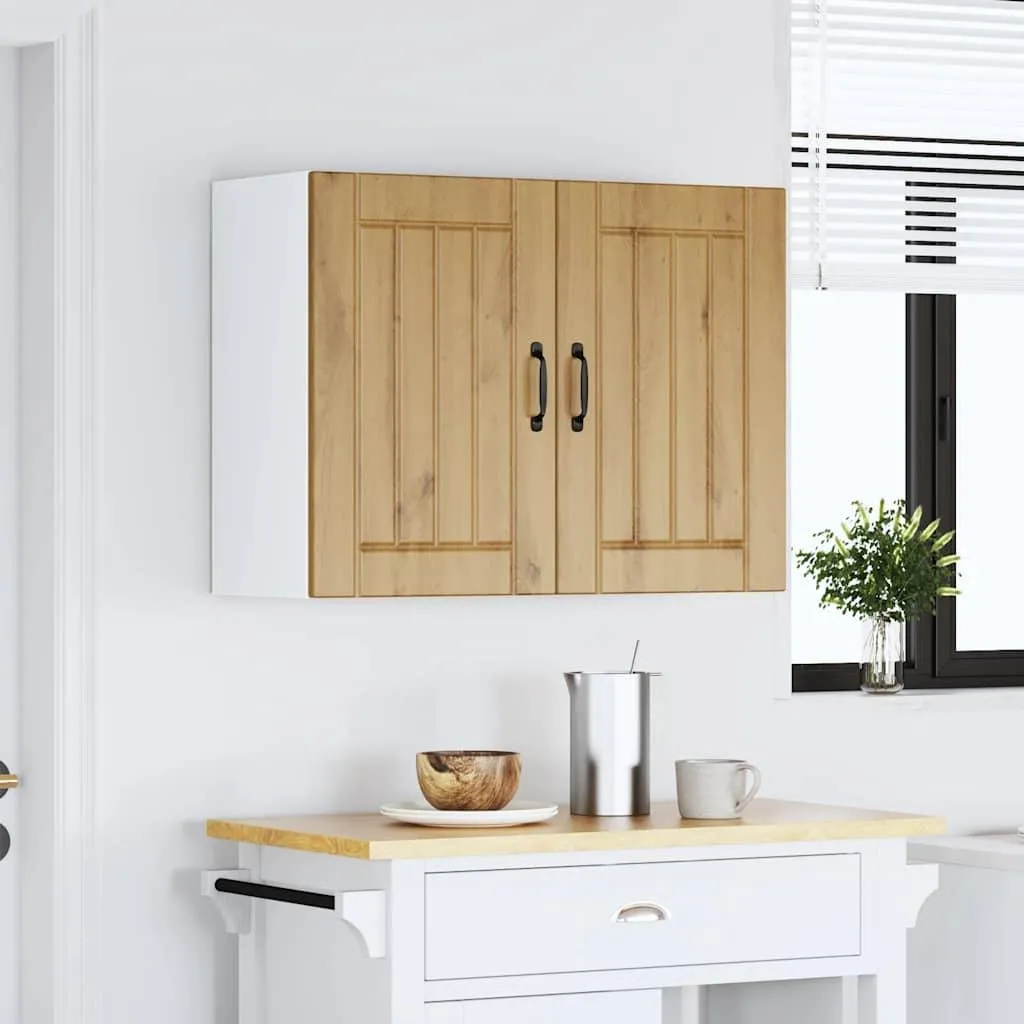 Mobile Pensile vidaXL Lucca Rovere Artisan | Calore e Ordine in Casa
