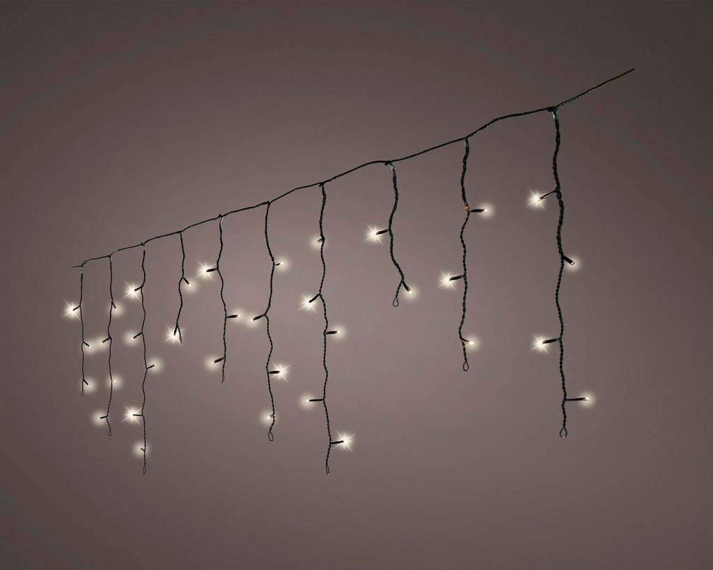 Kaemingk LED Lichtervorhang Icicle Lights mit 119 Lichter Produktbild 