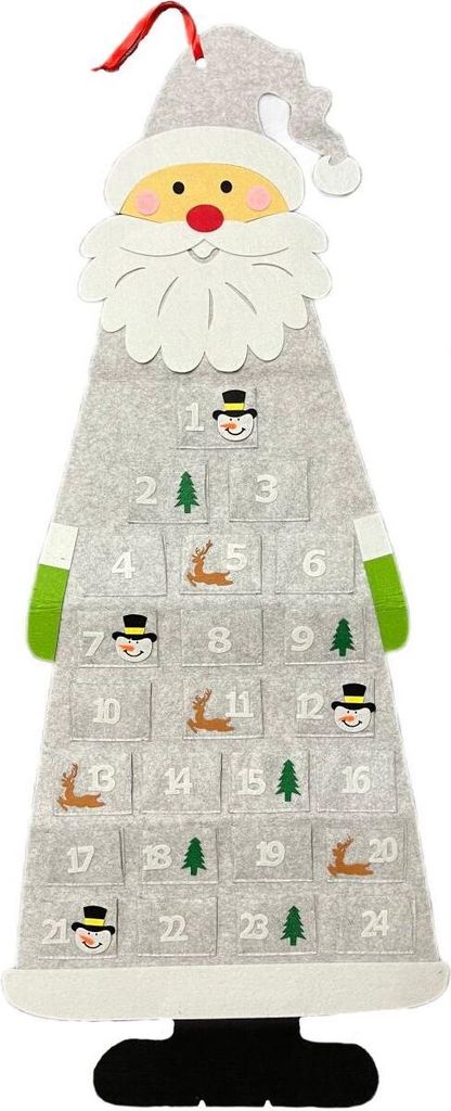 Adventní kalendář Father Christmas Grey - stylový adventní Obrázek produktu 