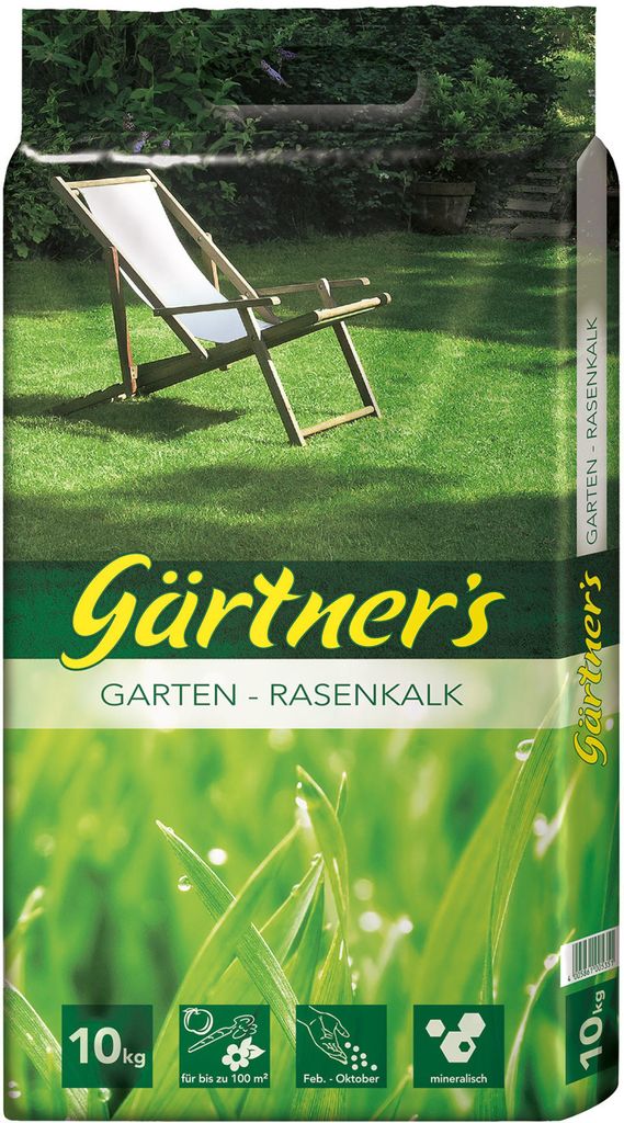 Gärtner´s Kohlens. Gartenkalk, gekörnt, 10 kg Produktbild 
