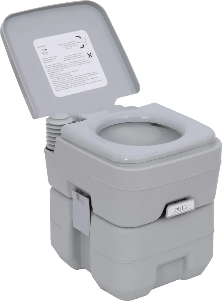 Toilettes Camping Autonomes 20L Outsunny : Chasse d'Eau et Anti-Odeurs