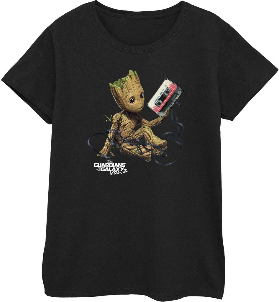 Marvel - "Guardians Of The Galaxy" T-Shirt für Damen BI48143 (S) (Schwarz)