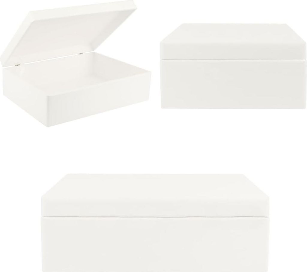 Creative Deco XL Grande Bianca Scatola in Legno con Immagine del prodotto 
