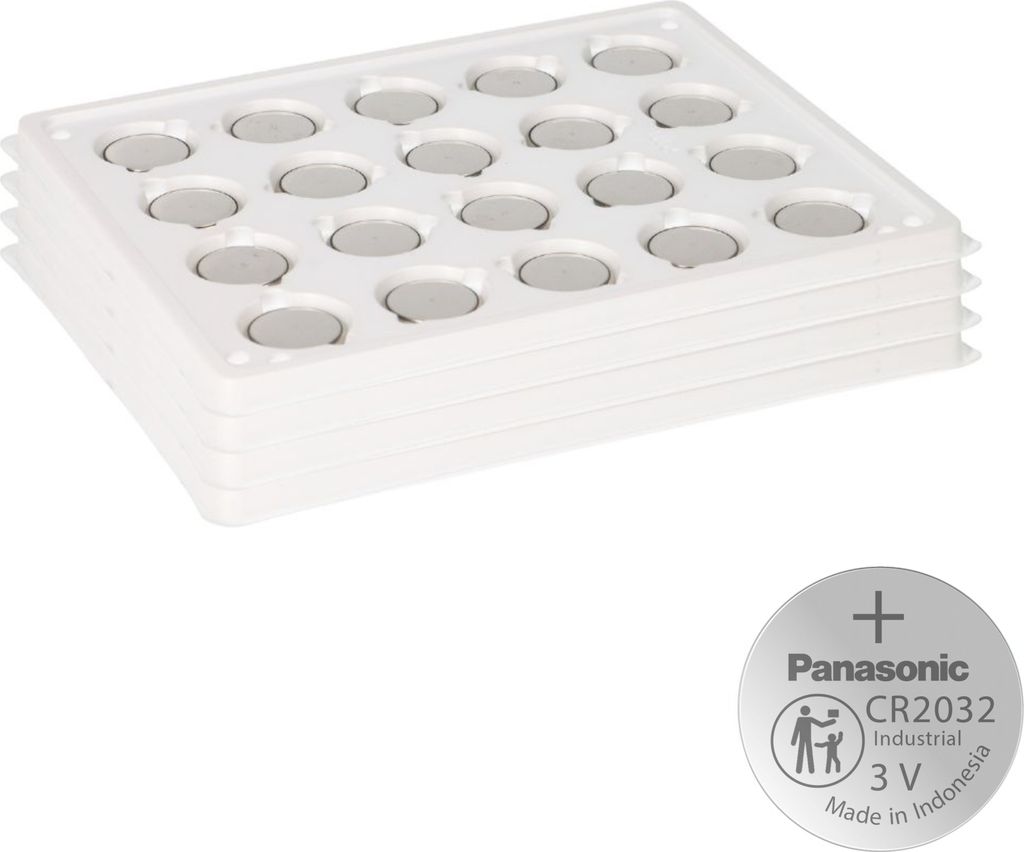 80x Panasonic CR2032 Batterie Lithium Knopfzelle CR2032BS Bulk