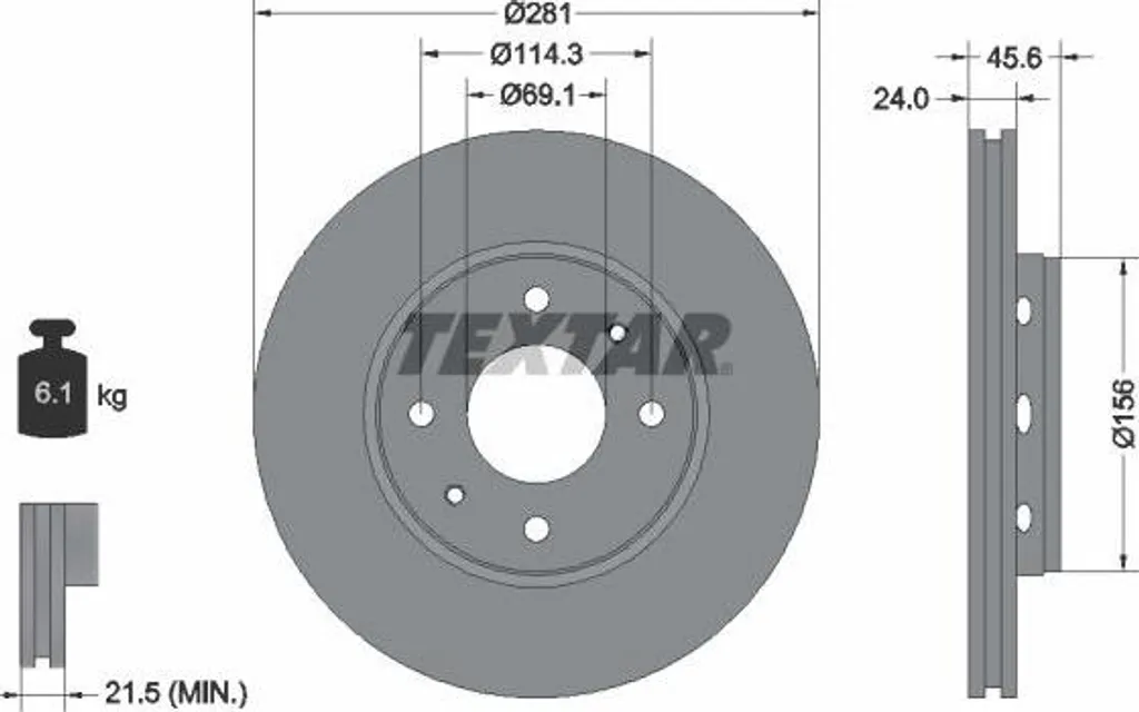 Disque de frein pour entretien Volvo V40 et S40 - Sécurité Route