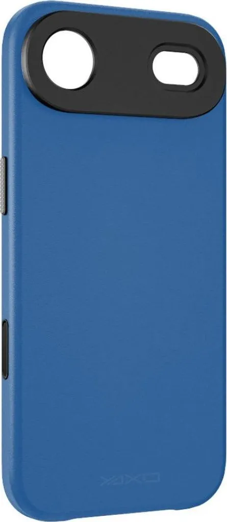 Protection iPhone Air Fine en Cuir pour Chargeur MagSafe Coloris Bleu