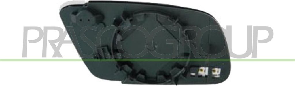 PRASCO AD0167504 - OE 4B0857535B Außenspiegelglas, links für A3 (8L), A4 (8D), A6 (4A)