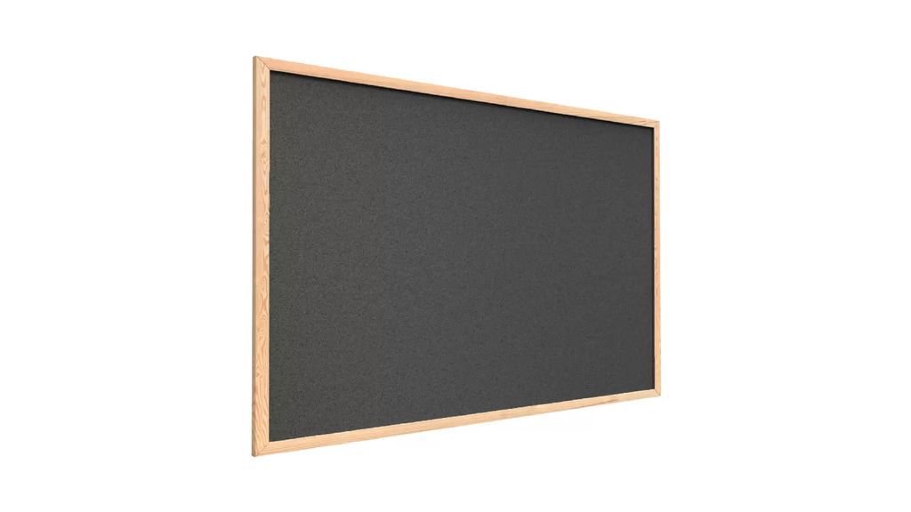 Temná korková tabule v dřevěném rámu 90x60 cm Obrázek produktu 