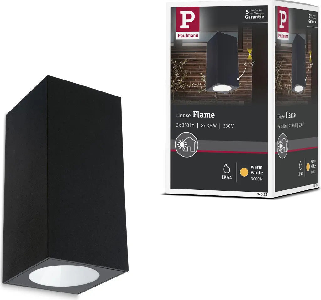 Paulmann Flame Lampada Parete LED Esterno IP44 Antracite Offerta