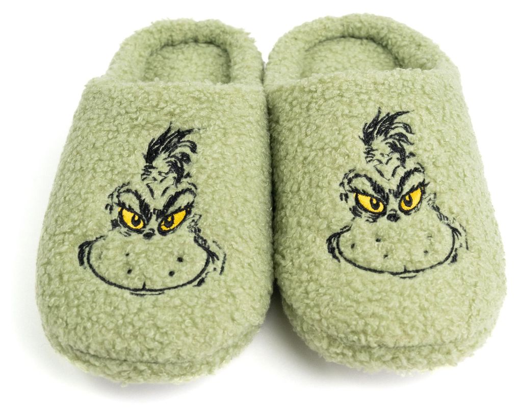 The Grinch Plüsch Hausschuhe für Damen - Fleece Frauen Produktbild 