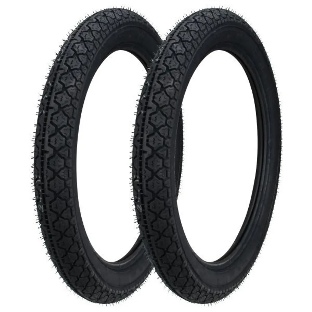 Pneu Heidenau 2.75-16 K36/1 rétro et robuste | Lot de 2 pour cyclo
