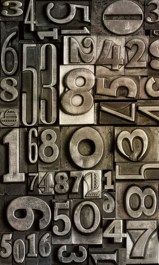 Fototapete - Typeset 150x250cm - Vliestapete Produktbild 