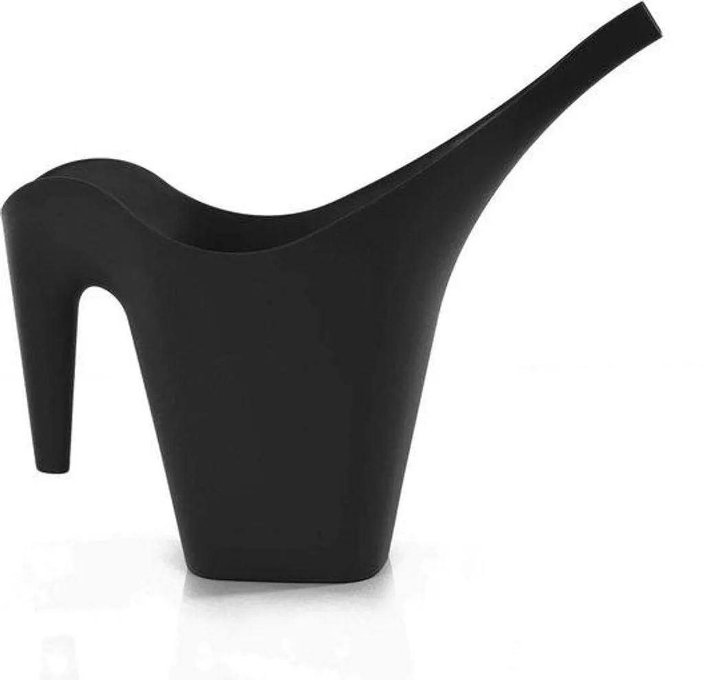 Arrosoir de jardinage noir 2L avec long bec pour plantes et fleurs