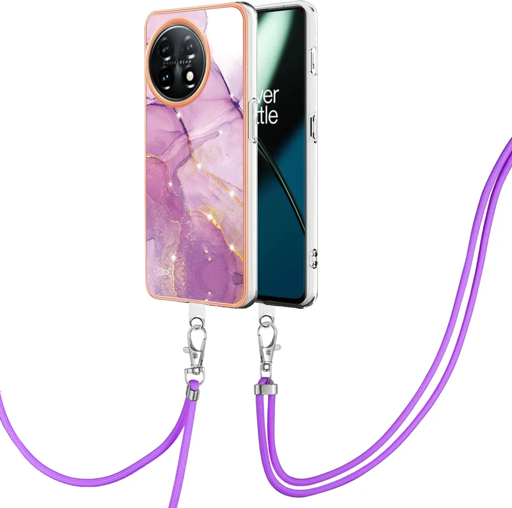 Cover OnePlus 11 Rosa con Laccetto: Ideale per Mamme e Viaggi