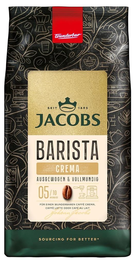 Jacobs Barista Editions Crema | ganze Bohne | 1000g Produktbild 