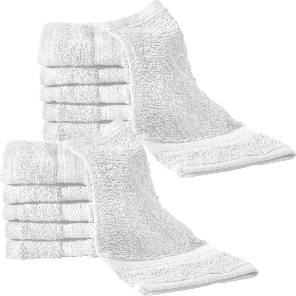 REDBEST Seiftuch Chicago" 12er-Pack weiß 30x30 cm"