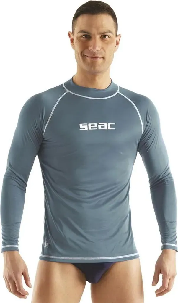 Lycra de natation Seacsub T-Sun Gris L : Idéal pour snorkeling et surf