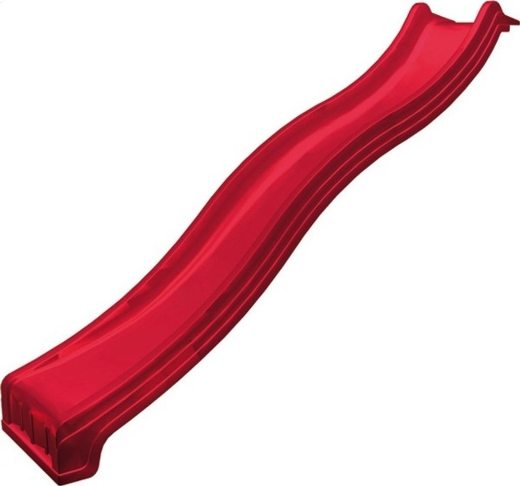 Rutsche mit Wasseranschluss - Länge 3 m - Farbe: Rot