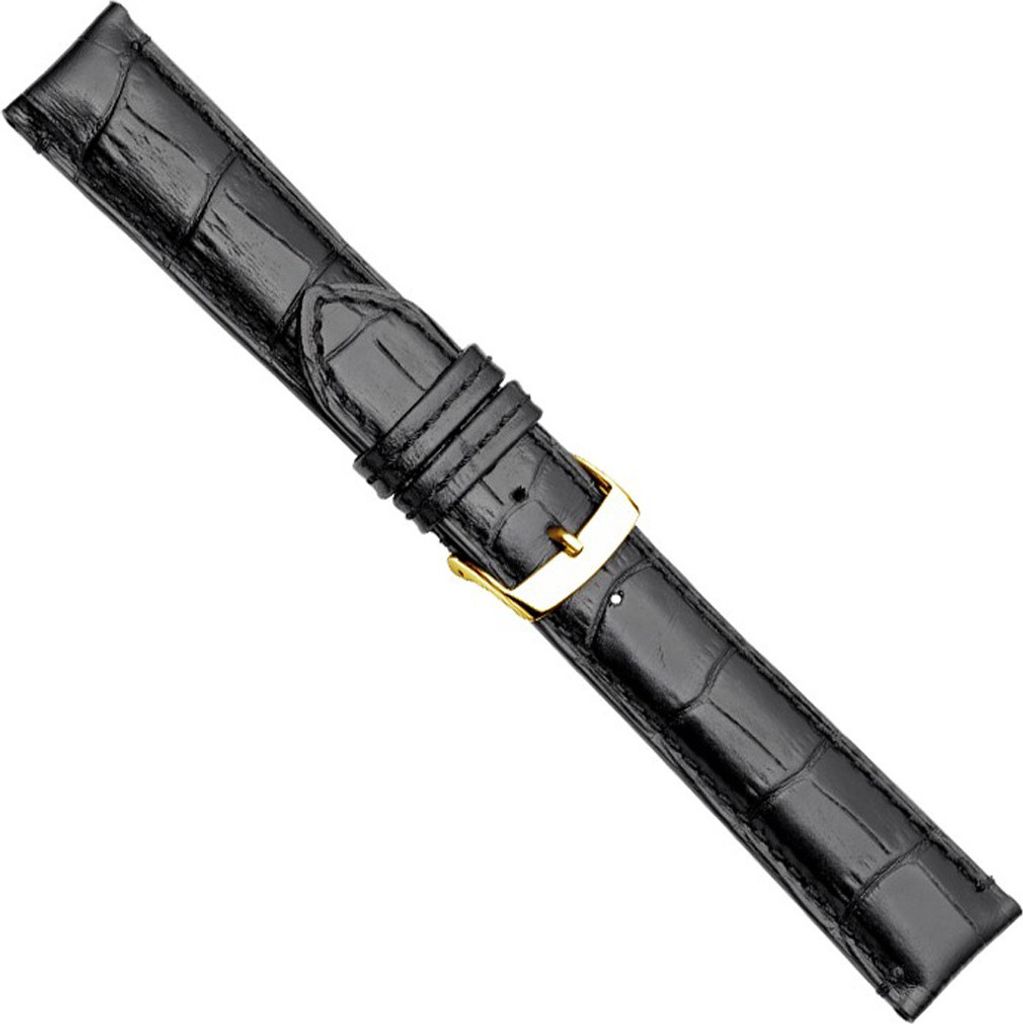 Paris Premium Ersatzband Uhrenarmband Kalbsleder schwarz Produktbild 