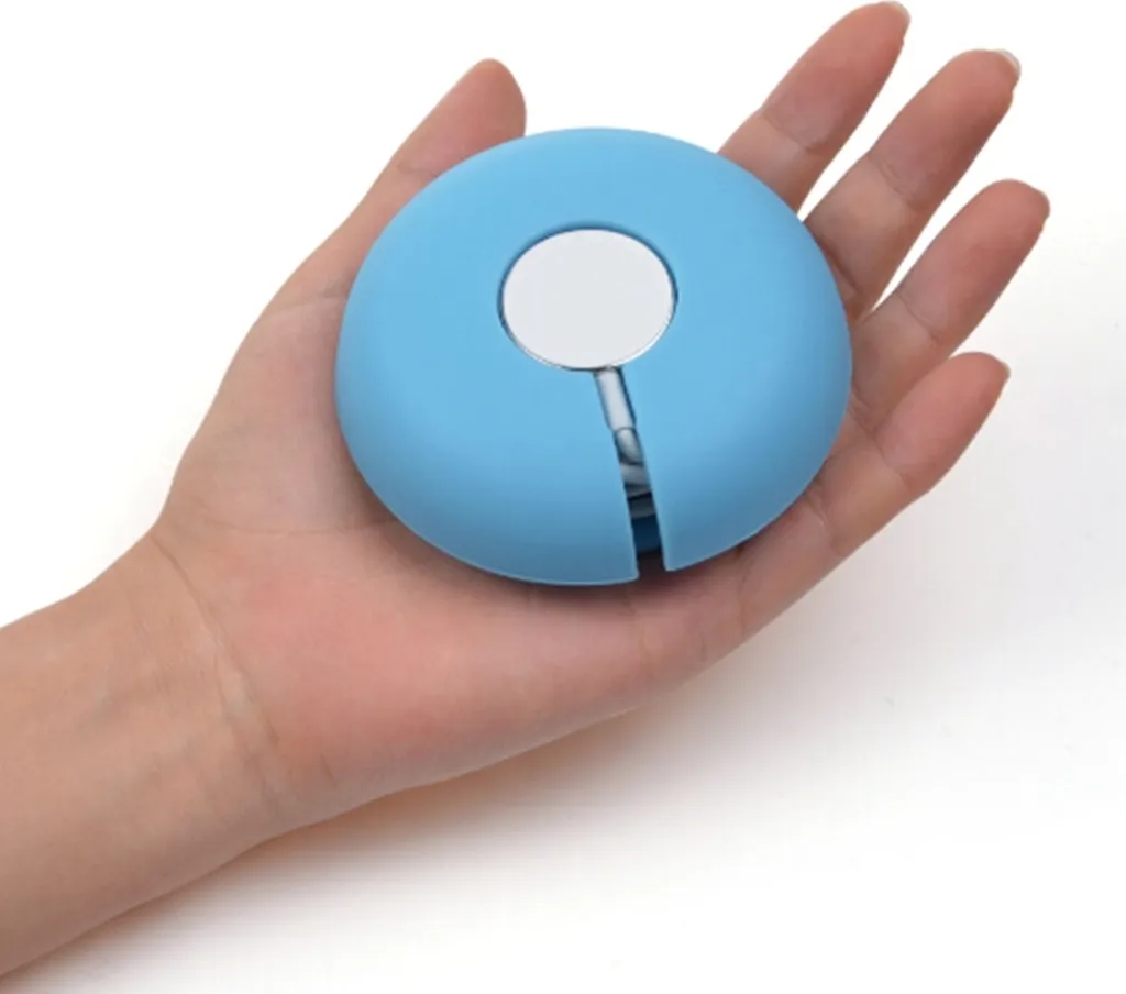 Supporto Silicone Apple Watch LED Blue Charge Station + Cavo USB