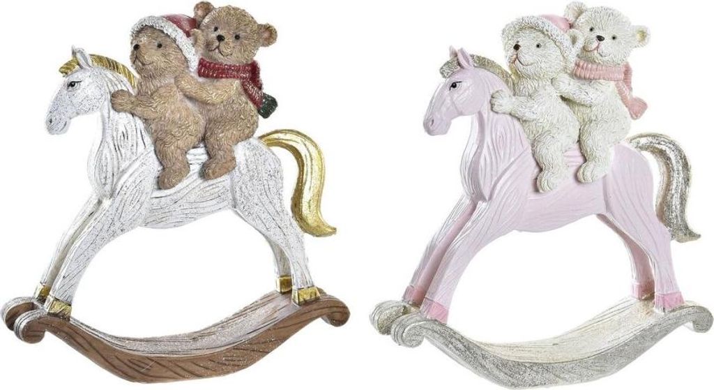 Weihnachtsschmuck DKD Home Decor Harz (14 x 4,5 x 15 cm) (2 Stück)