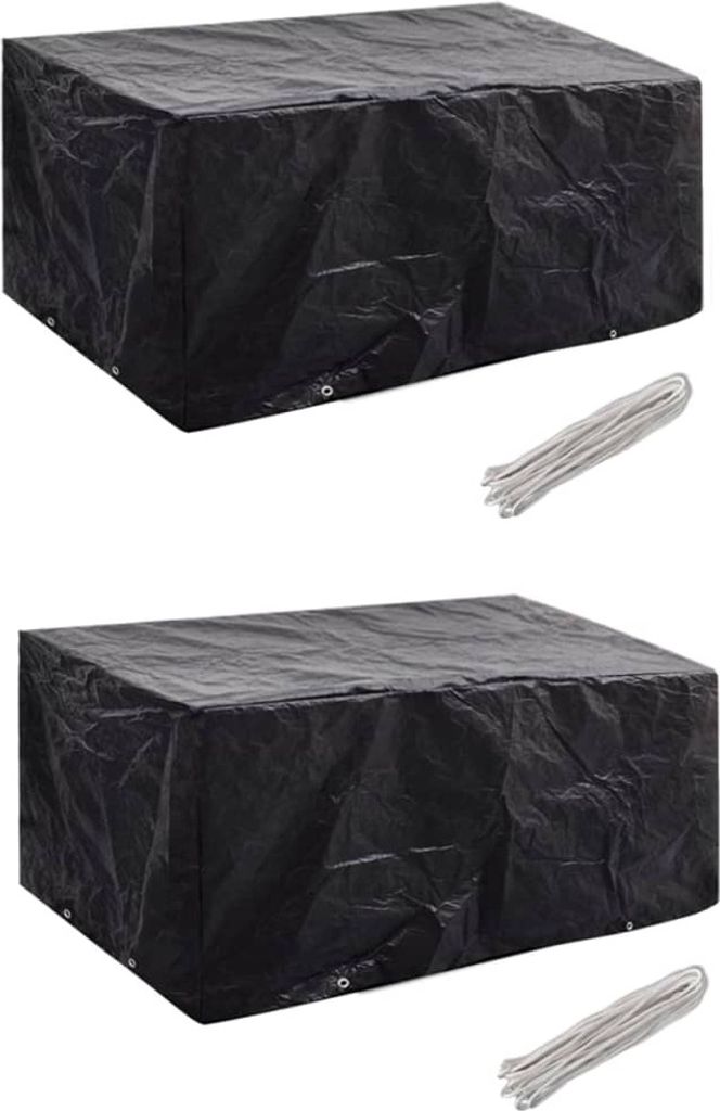 Maison Exclusive Gartenmöbel-Abdeckungen 2 Stk. 8 Ösen 180x140 cm