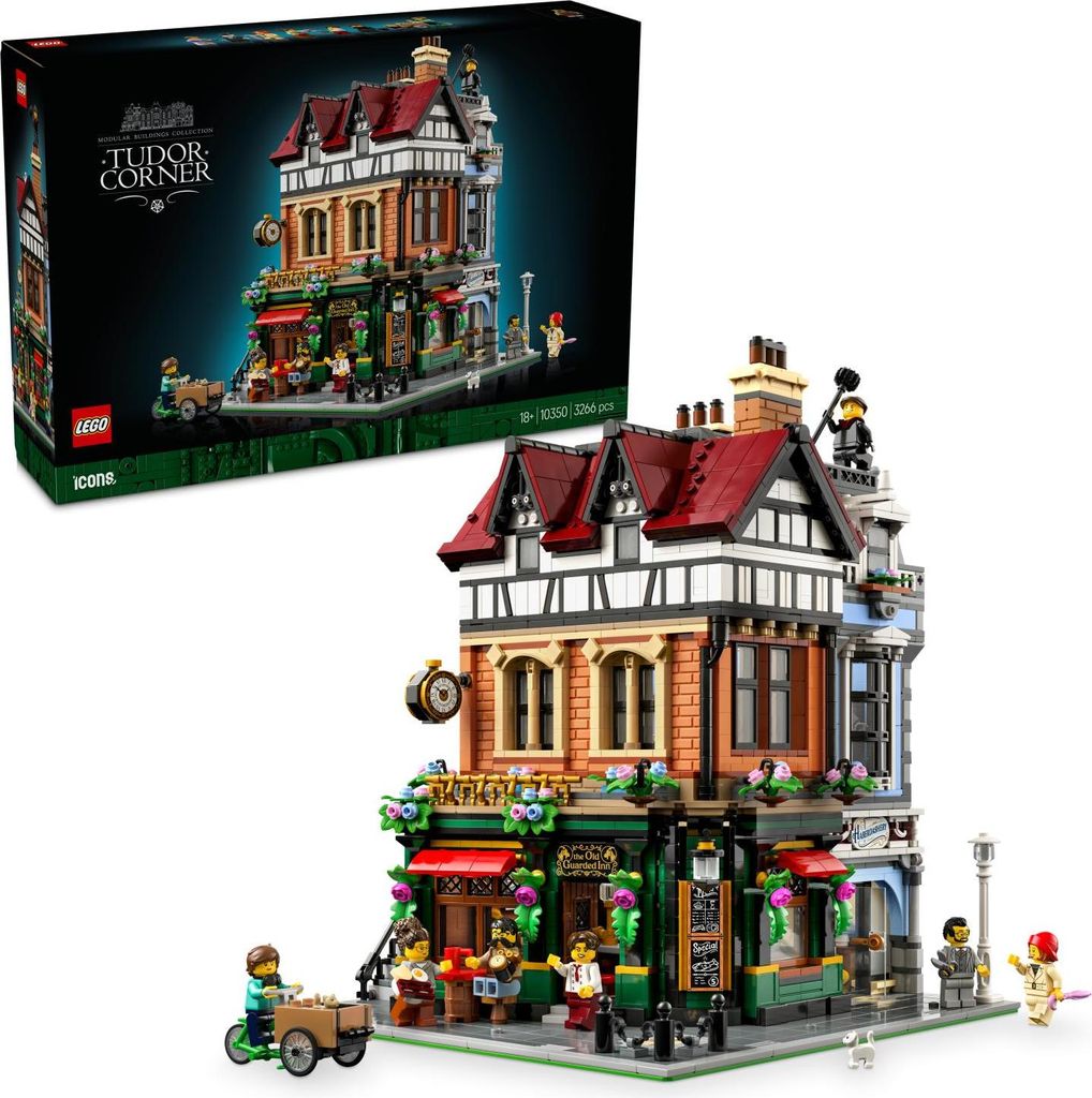 LEGO® Icons 10350 Casa d'angolo in stile Tudor Immagine del prodotto 