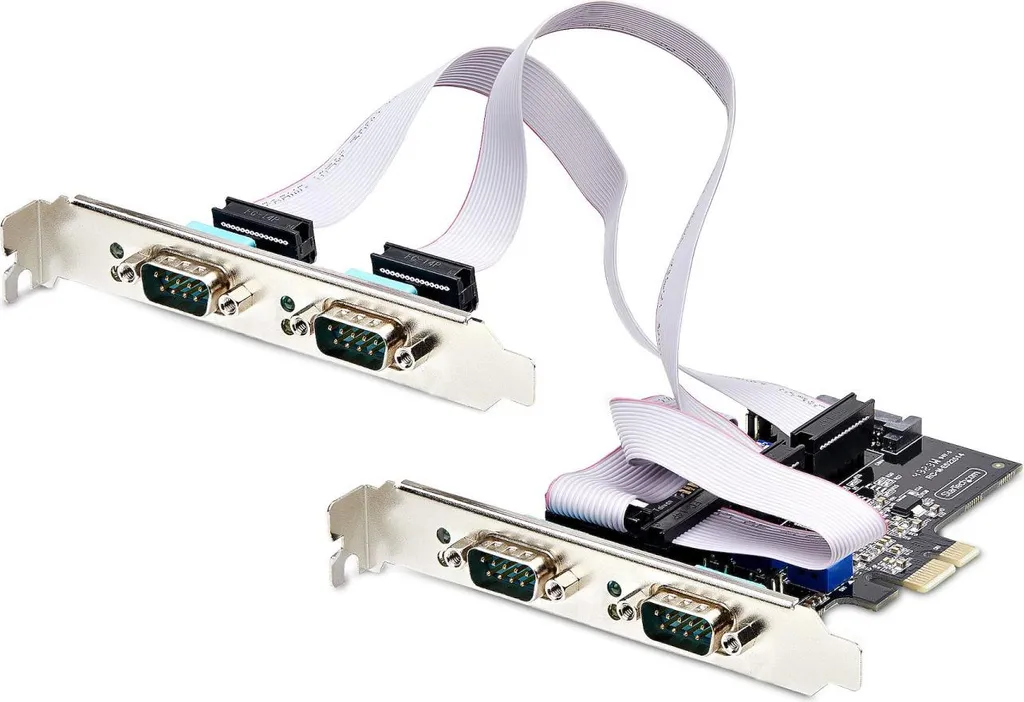 StarTech.com Carte PCIe 4 Ports RS232 RS422 RS485 avec Protection ESD 4