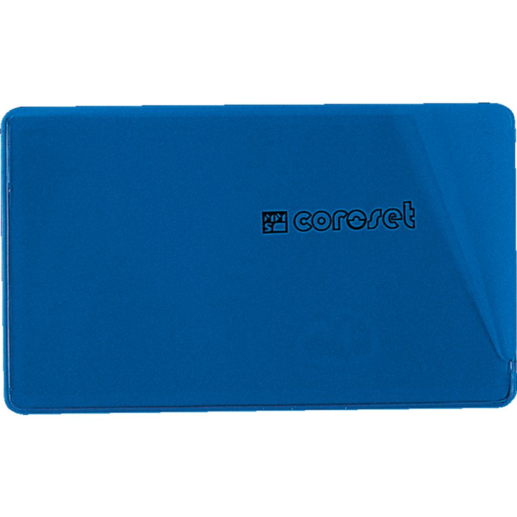 coroset magnetische Etikettenhalter, blau, 120x40mm, 100/VE