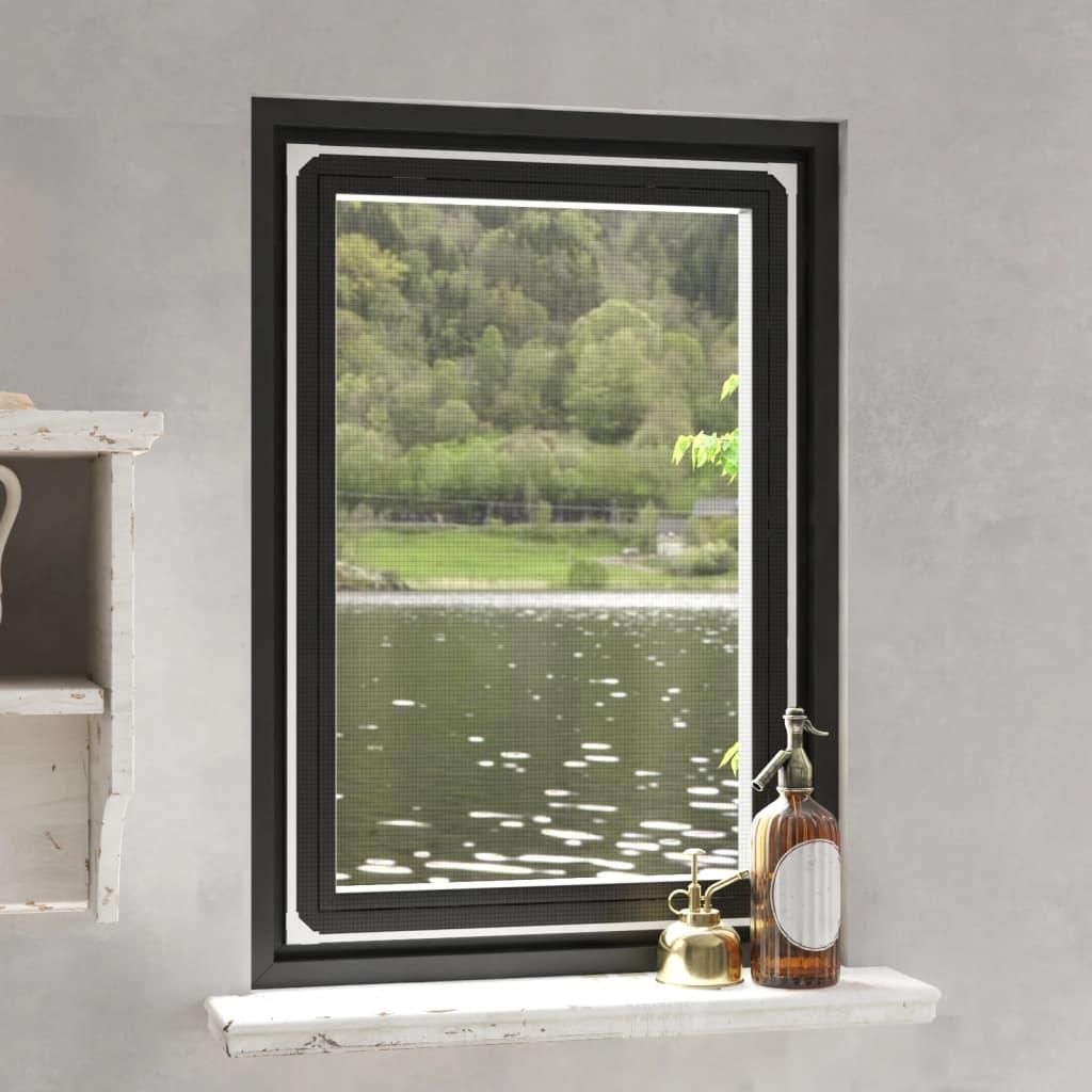 vidaXL Zanzariera magnetica per finestre bianca 80x120 cm Immagine del prodotto 