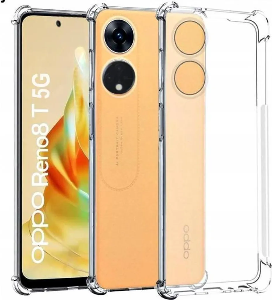 Custodia Protettiva Oppo Reno 8T 5G Silicone Morbido Shockproof