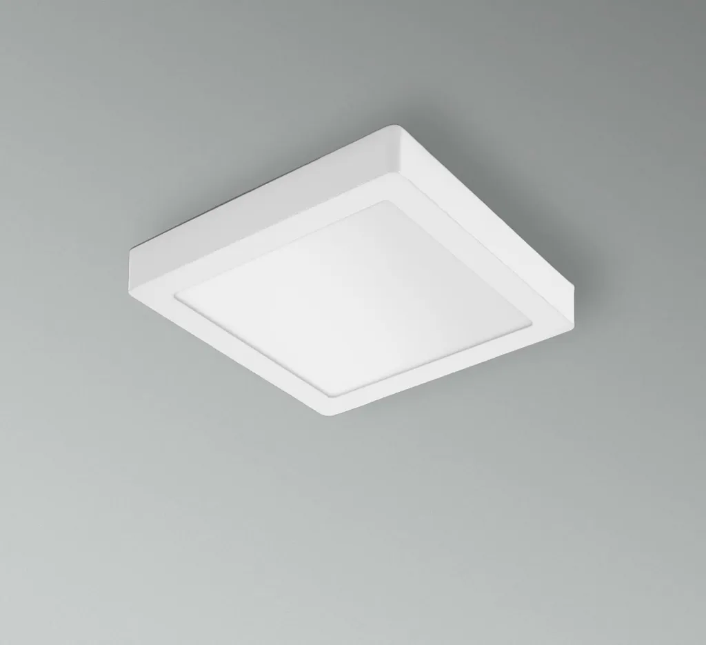 Plafonnier LED Century PL-QUADRO 18W 3000K Carré 220x220mm IP20