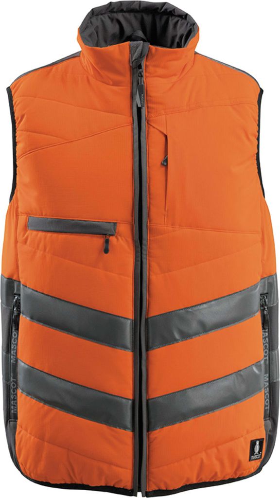 MASCOT Grimsby Thermoweste Größe S, hi-vis orange/dunkelanthrazit | Packung (1 Stück)