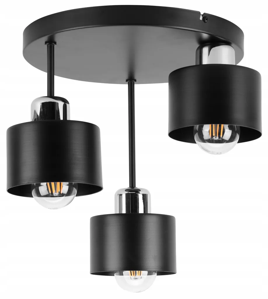 Suspension design minimaliste – Luminaire en métal à hauteur réglable