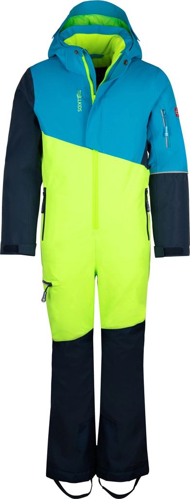 Trollkids Kids Hallingdal Snowsuit Jungen Winteranzug Gelb Produktbild 1