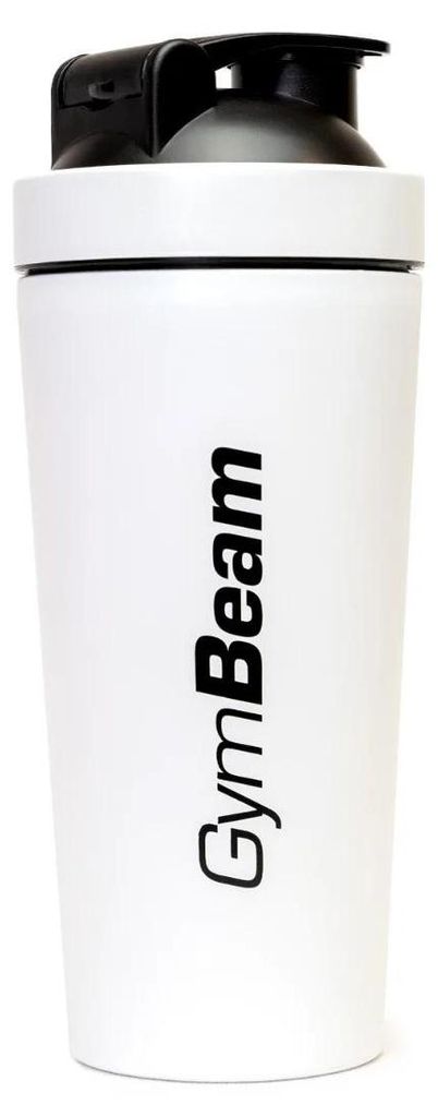 GymBeam | Shaker in acciaio bianco 750 ml Immagine del prodotto 
