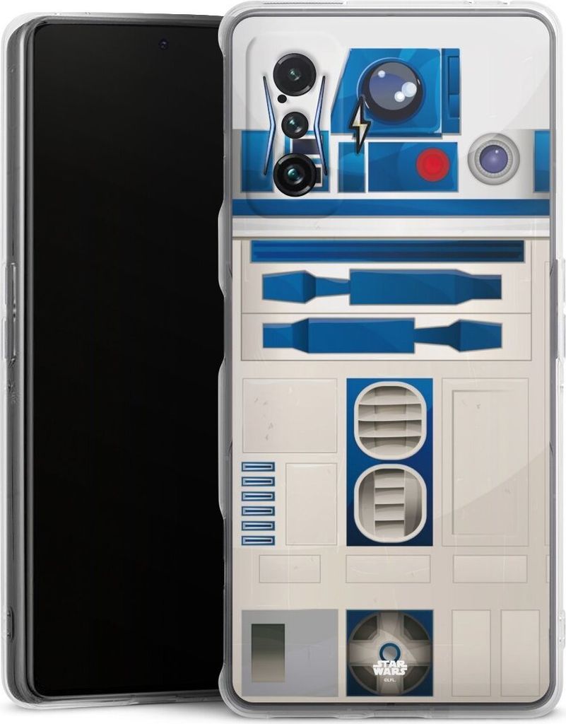DeinDesign Handyhülle für Xiaomi Poco F4 GT Silikon Hülle Case Smartphone Schutzhülle Fanartikel Star Wars R2D2