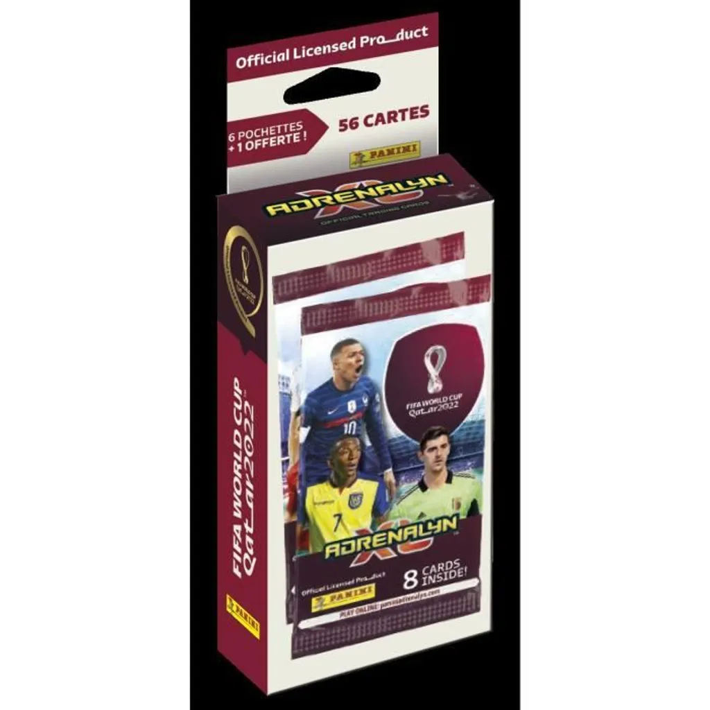 Cartes à Collectionner Panini Coupe du Monde 2022 - Pack de 7 Pochettes
