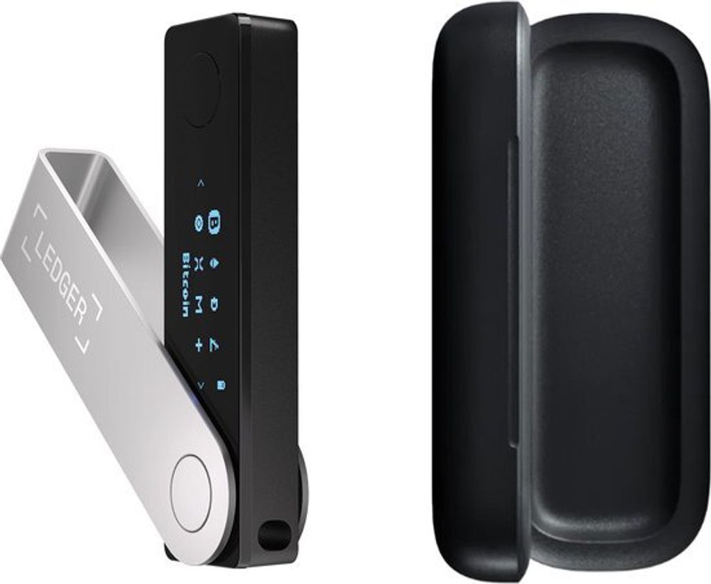 Ledger Nano X + Nano X Case - Hardware Wallet Bundle - Bluetooth - Original Ledger Tasche