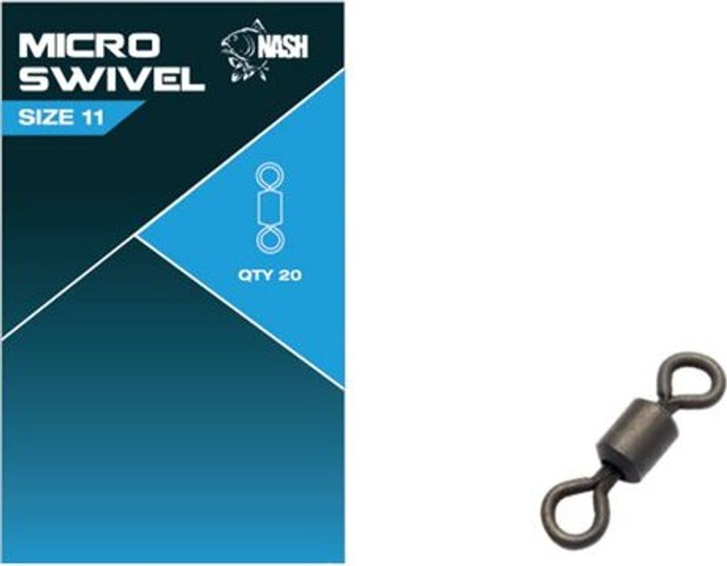 Nash Micro Ring Swivel Wirbel Karpfenangeln Zubehör