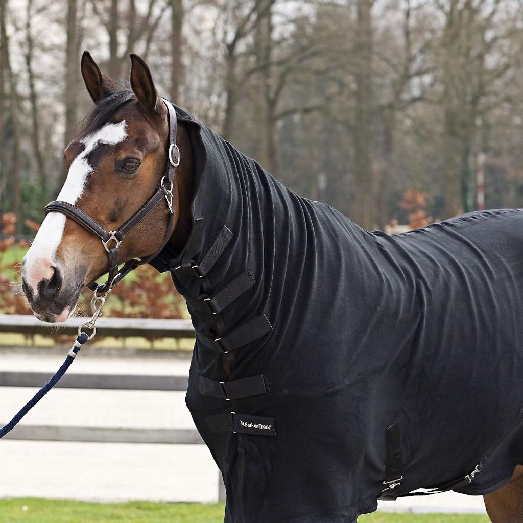 Back on Track Fleecedecke Supreme mit integriertem Halsteil