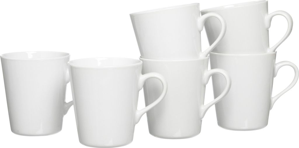 Ritzenhoff & Breker Vio, Set, 0,33 l, Weiß, Porzellan, Tasse, Kaffee