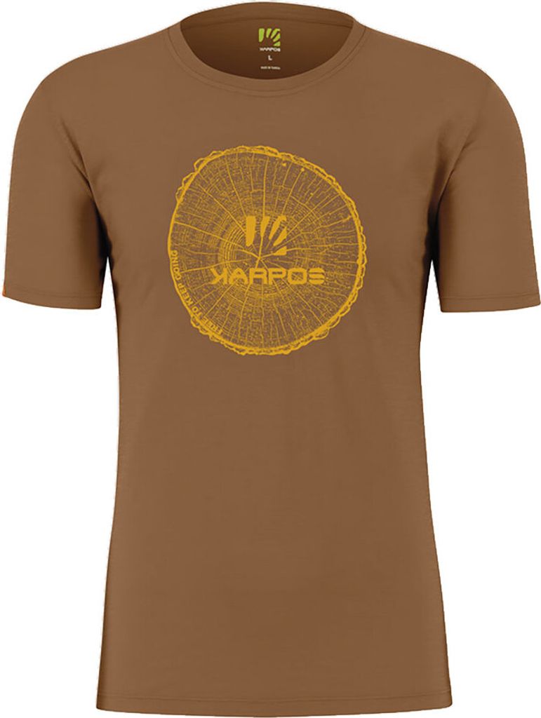 Karpos Anemone Evo Kurzarm-t-shirt Braun M Mann Braun M