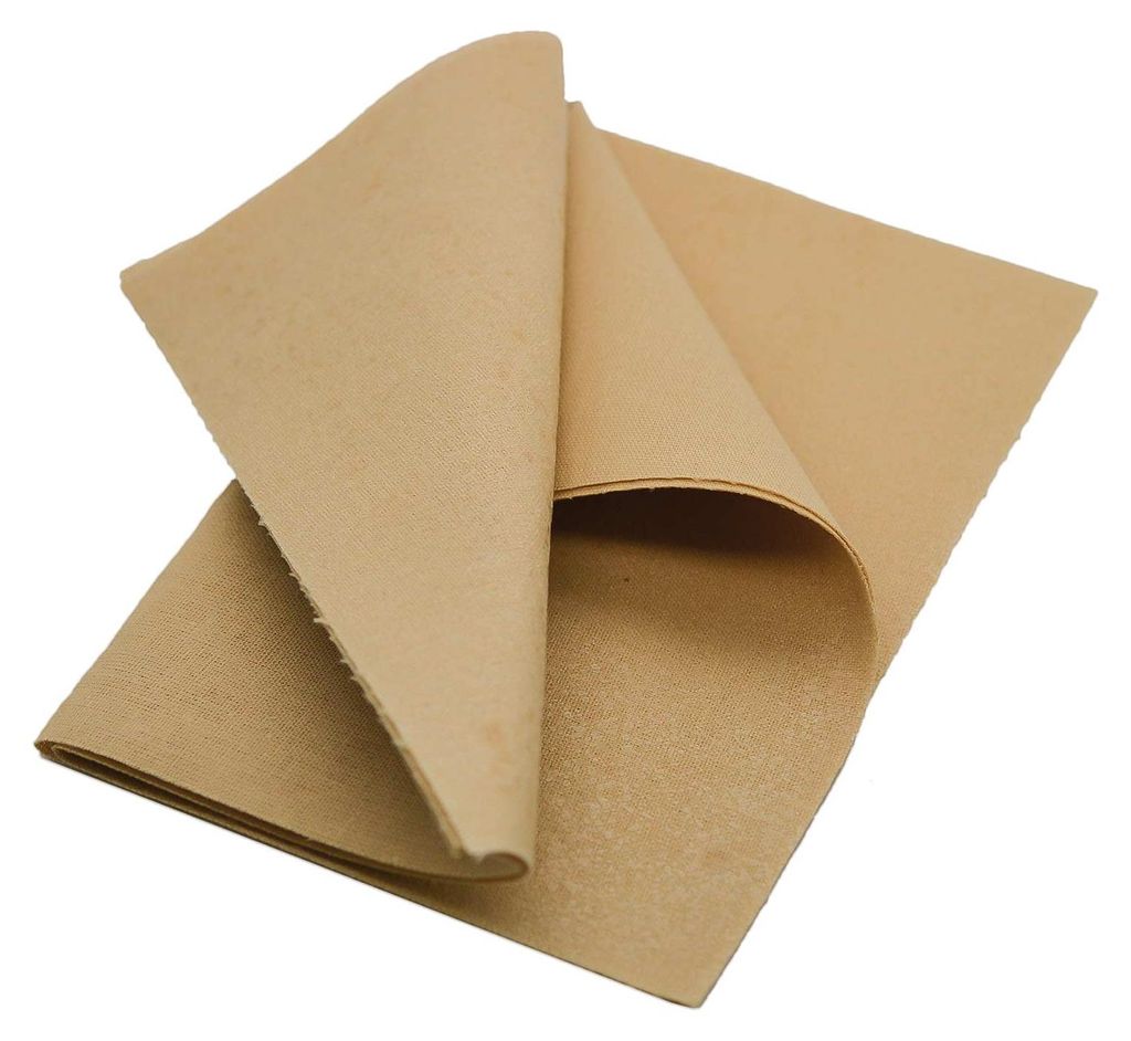 3 zuschneidbarer Flicken aus Baumwolle zum aufbügeln 15 x 20cm , beige