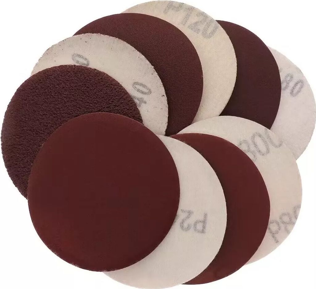 Schleifscheiben 75mm Klett Exzenter Schleifpapier Schleifblätter Korn 220 100 Stück