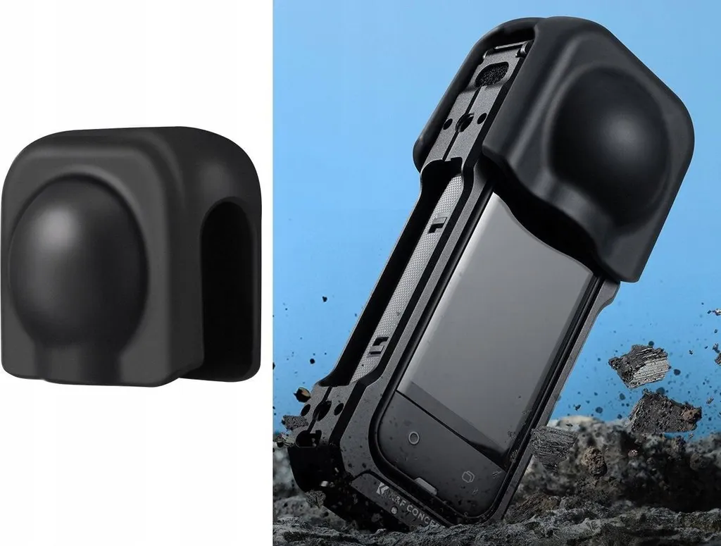 Support de protection rigide avec double griffe ISO pour Insta360 X5