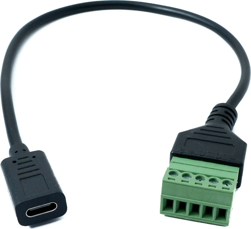 Cavo Adattatore SYSTEM-S USB 3.1 C Femmina a 5-Pin PCB 0.3m