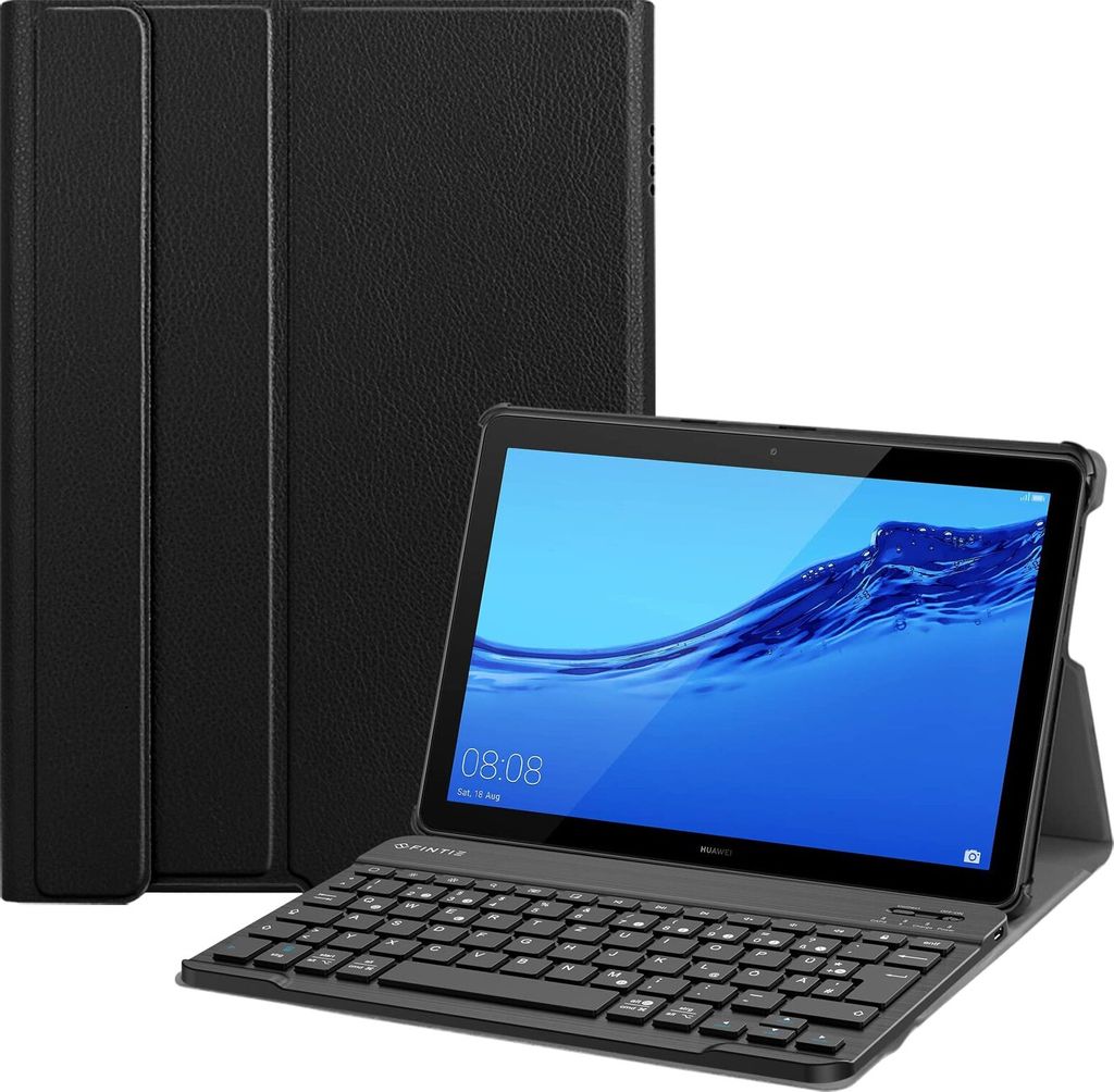 Fintie Bluetooth QWERTZ Tastatur Hülle für Huawei MediaPad Produktbild 