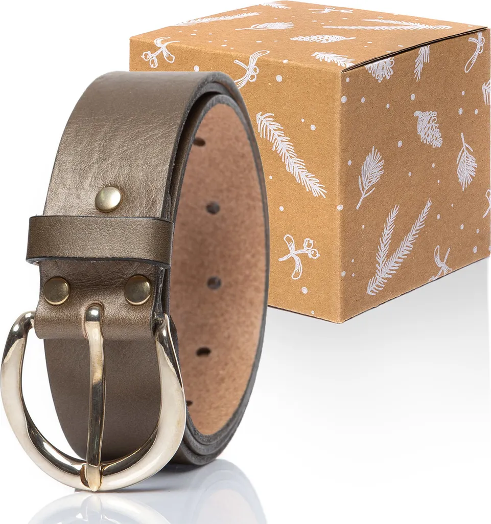 Cintura in Pelle Mustang Sopo-MUS117 Donna 35 mm - Qualità Top